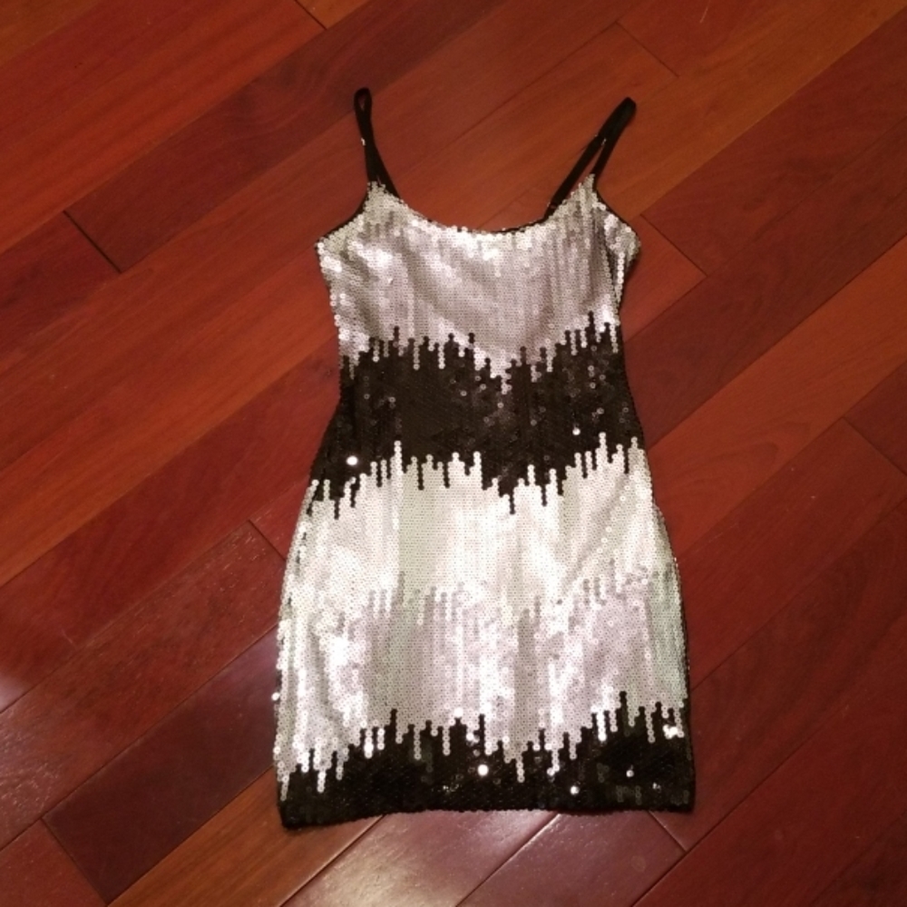 Sequin, Spaghetti Strap,  Guess Dress